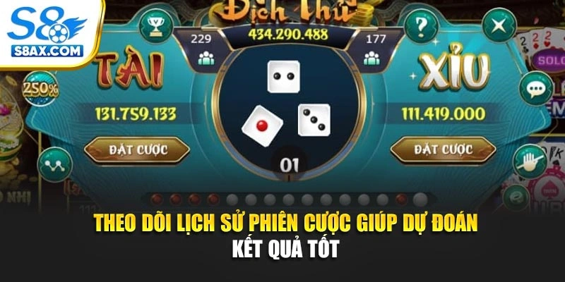 Theo dõi lịch sử phiên cược giúp dự đoán kết quả tốt 